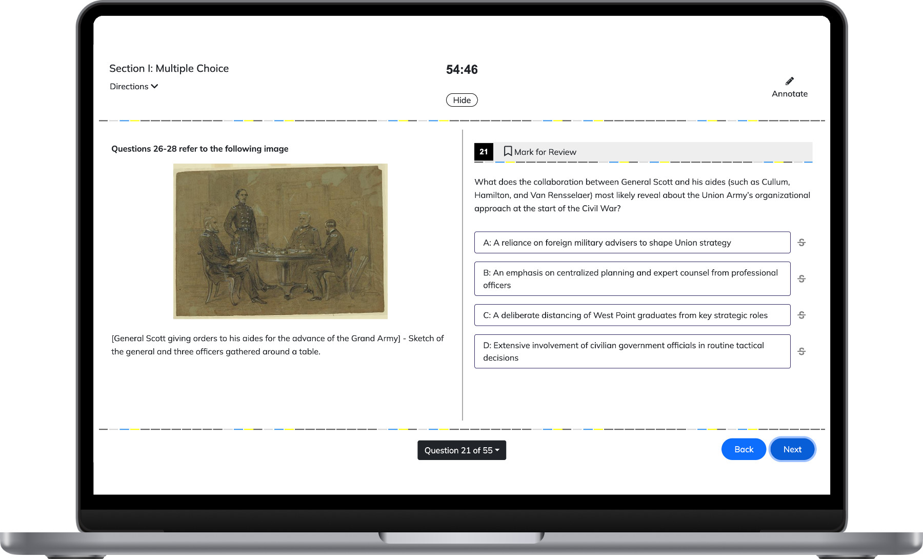 AP Test Prep Platform