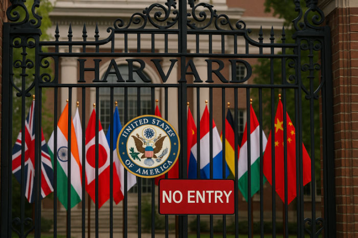 Trump administration blocks Harvard from enrolling international students