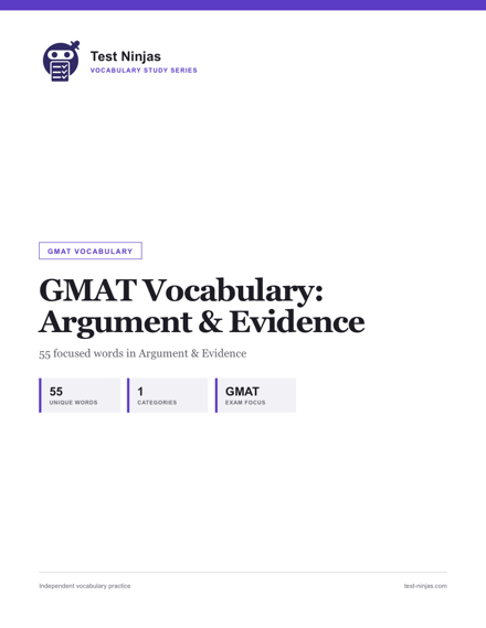 Cover page of the Argument & Evidence guide PDF