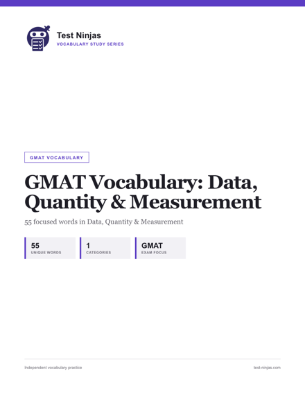 Cover page of the Data, Quantity & Measurement guide PDF