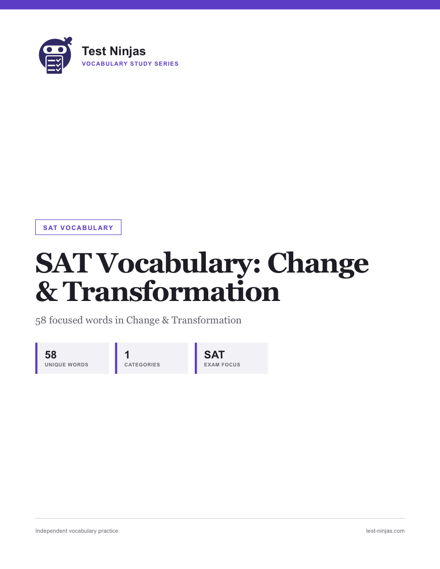 Cover page of the Change & Transformation guide PDF