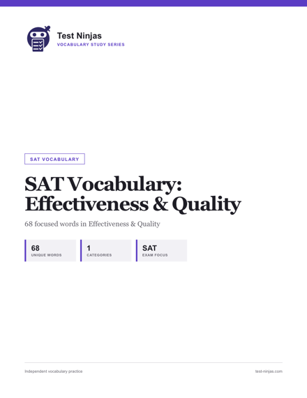 Cover page of the Effectiveness & Quality guide PDF