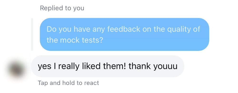 Student testimonial — admitted to NYU